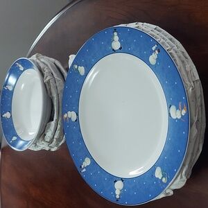 Sakura, snow pals 8 piece dinner set -  New